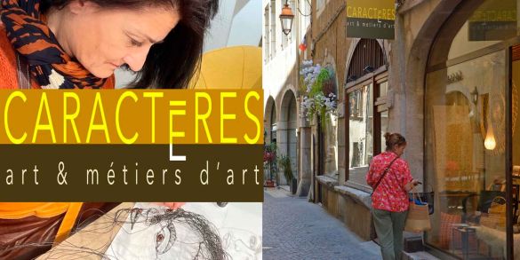 9 artistes et artisanes d'art présentent leurs collections à laGalerie Caractères à Chambéry